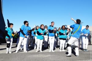 meneur batucada carnaval montpellier match